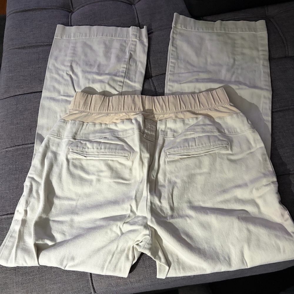 Oh Baby! By motherhood Vtg Y2K khaki Elastic Waistband pants sz small